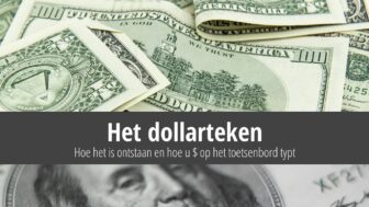 Het dollarteken – hoe u $ op het toetsenbord typt