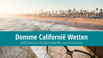 Domme Californië Wetten: $500 boete voor kernbomexplosie