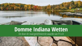 Domme Indiana Wetten: De statuswaarde van het getal Pi is 4