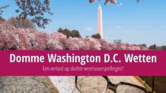 Domme Washington DC Wetten: Boete voor slechte prognose