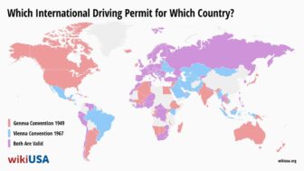 Welk internationaal rijbewijs is geldig in de VS?