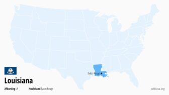 Louisiana (staat VS) – feiten, steden, weer en kaart