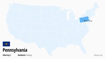 Pennsylvania (staat VS) – feiten, steden, weer en kaart