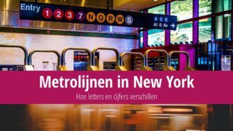 Metrolijnen in New York: Hoe letters en cijfers verschillen