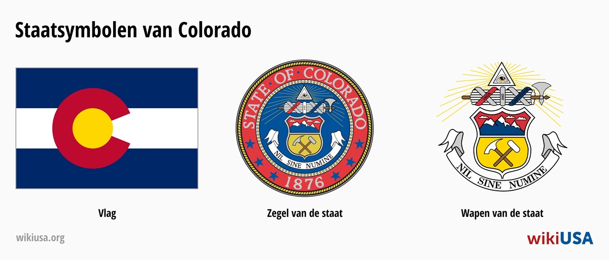 Vlag van de Staat Colorado | Het Grote Zegel van de Staat Colorado