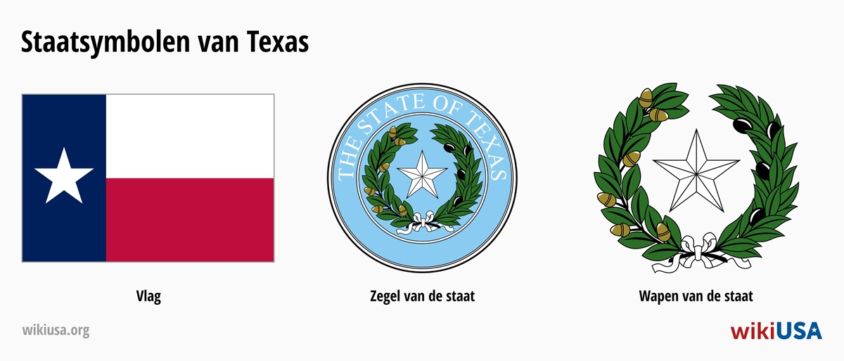 Vlag van de Staat Texas | Het Grote Zegel van de Staat Texas