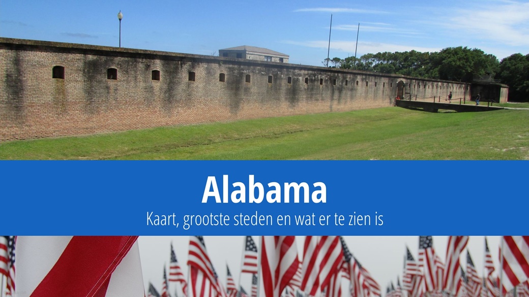 Alabama (staat VS) – feiten, steden, weer en kaart