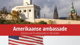 Overzicht van Amerikaanse ambassades in 182 landen